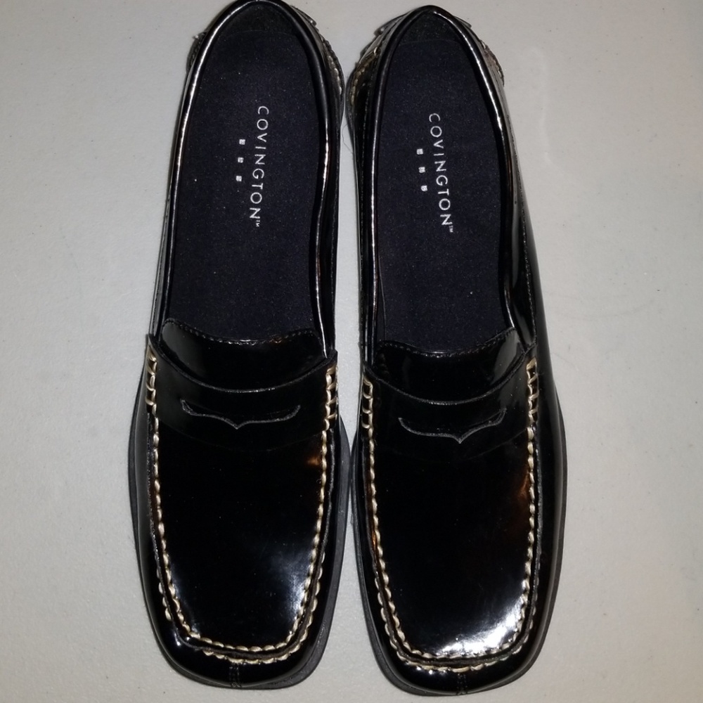 Patent Leather Look Loafers size 11M